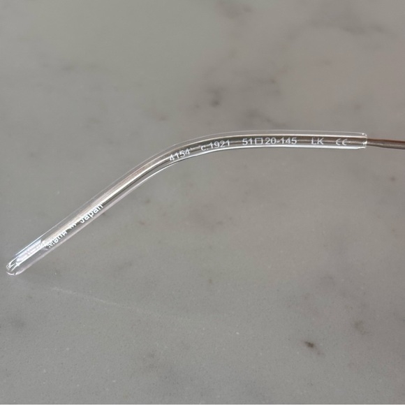 Prodesign Denmark Silver Coil Top Prescription Glasses Frames - Picture 7 of 9